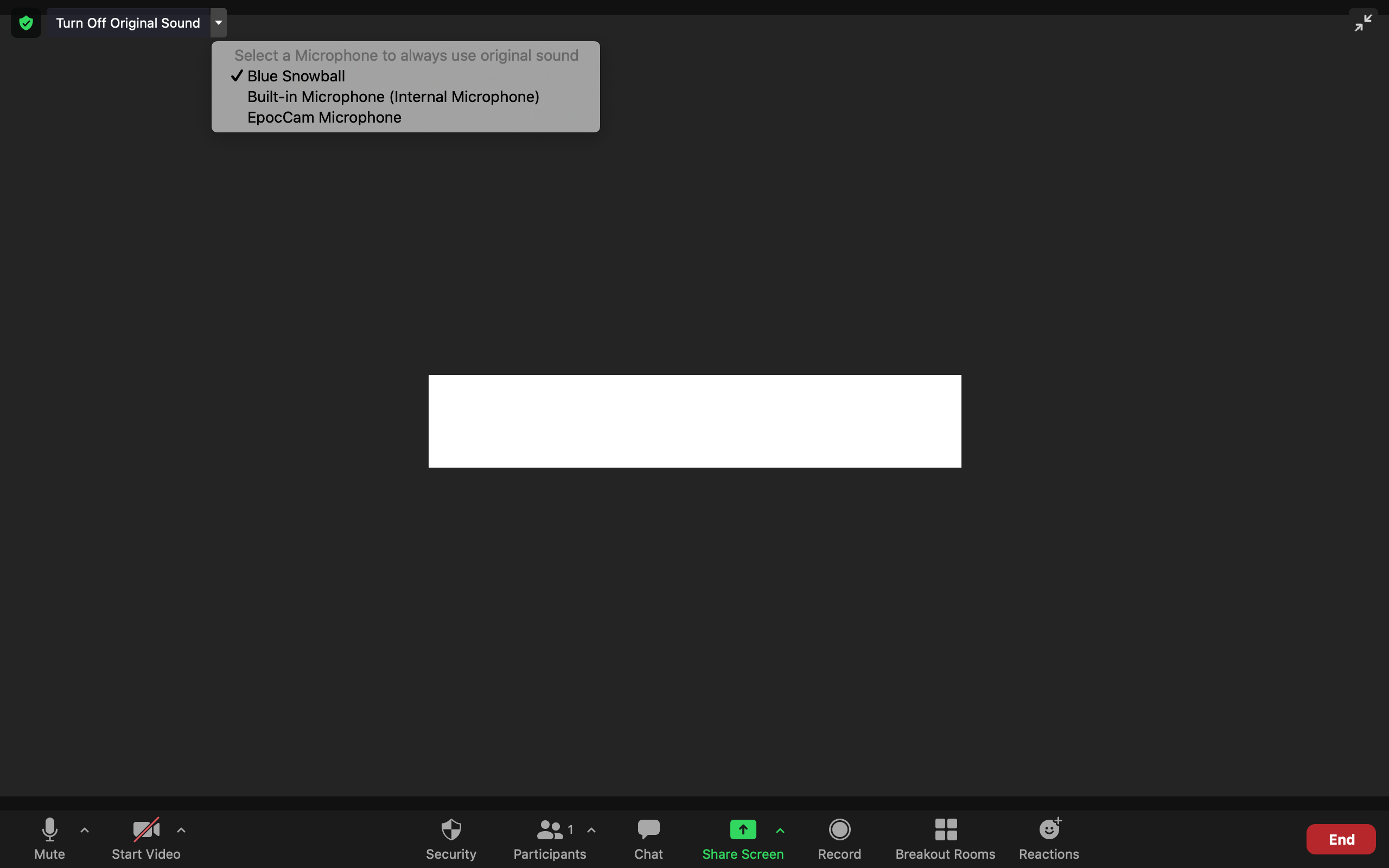 Solved Enabling original sound (2nd step) the wording has... Zoom